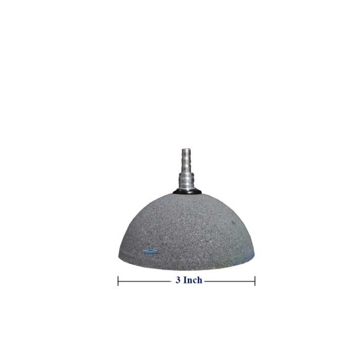 Fish Tank 3 Inch Bubble Stone Half Ball Shaped Air Stone For Aquarium Pond