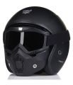 Bike Biker Motorcycle Detachable Protective Goggles & Glasses Helmet - Face Mask - Bike Face Shield. 