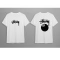 Stussy 8 Ball Cotton Unisex Summer T-shirt. 