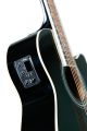 Mantra Karma 40" 3-Band Equalizer and Tuner Guitar with, Bag, Capo, Pick, String, Strap - Black - Musical Instruments. 