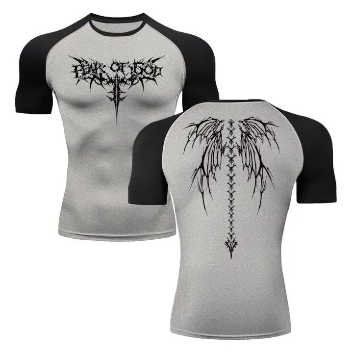 HOT%20Printed%20Compression%20Shirt%20For%20Men%20Short%20Sleeves%20Gym%20Rash%20Guard%20Jogging%20Fitness%20Muscle%20Wear%20Shirt%20Athletic%20Clothes%20Tops%20Summer%20-%20Image%204