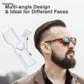 Sutuiying Professional Mustache Trimming Set Adjustable Facial Hair Template 2025 Practical Men Shaving Tool Sets Non-slip Barber Tool. 