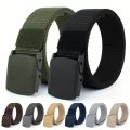 Canvas Outdoor Tactical Adjustable Belt For Unisex. 