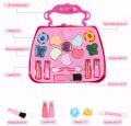 Bizzy Cosmetics Make-up Box Toy Set Girl Jewelry Play house box princess Makeup Kit For Girls. 