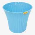Blue Color Gem Plastic Flower Pot, Gamala Size- 9012  08 Inch. 