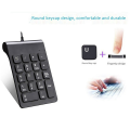 2X Mini USB Wired Numeric Keypad Numpad 18 Keys Digital Keyboard for Accounting Teller Laptop Android (Black). 