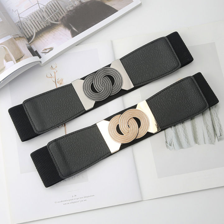 Fashion Leather Cotton one Piece Belt for Womens