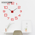 DISICHEN Sales promotion wall clock 3D Luminous Large Wall Clock Modern Design DIY Digital Table Wall Clocks Wall Clock Free Shiping Living Room Decorative Watch. 