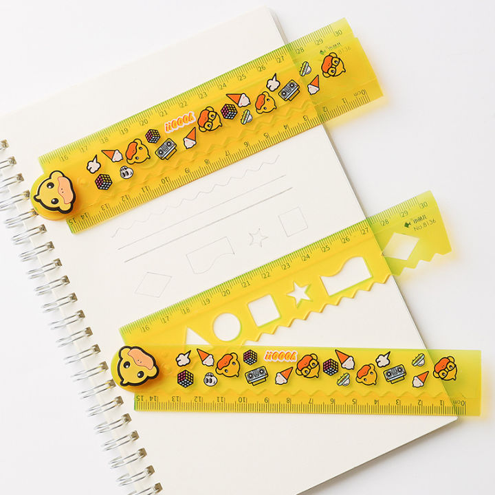 1 Pc 30 CM Kawaii Cute Kawaii Folding Soft Ruler Multifunction DIY ...
