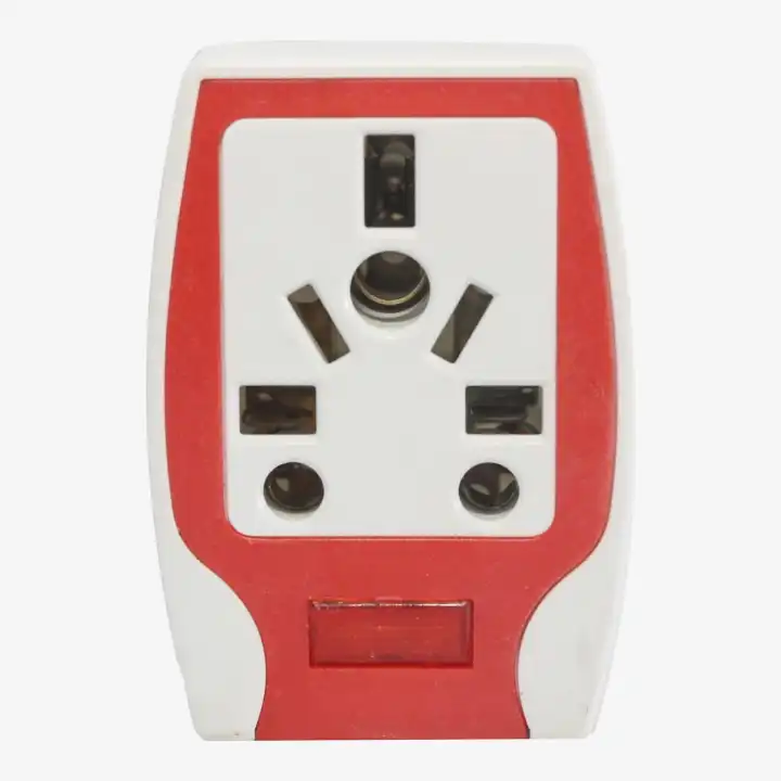 Multi Power 3 Pin Plug Socket And Indicated light