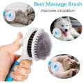 Self-Cleaning Dog Brush and Cat Brush Removes Loose Hair, for Pets with Short Hair and Long Hair(Oval Shape). 