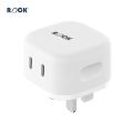 ROCK GaN Charger 45W || Two USB C Output Port || Fast Charger || Samsung Super Fast Charging, I-phone Fast Charging || QC Fast Charge. 