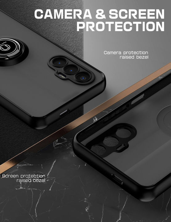 Lenuo%20For%20Tecno%20Pova%203%20Mobile%20Case%20Multifunction%20Car%20Magnetic%20Shockproof%20With%20Ring%20Stand%20Back%20Cover%20-%20Image%203