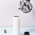 White Insulated Water Bottle with Magnetic Phone Holder, Made of Stainless Steel. 