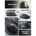 Acer OMW316 Wired Optical Mouse - 1200 DPI Sensor -  3-Button Ergonomic Design  - with 1.5m USB Cable for PC & Laptop - Black. 