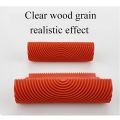 1pcs Rubber Wall Texture Tool (Wood Grain Pattern DIY Painting Tool). 