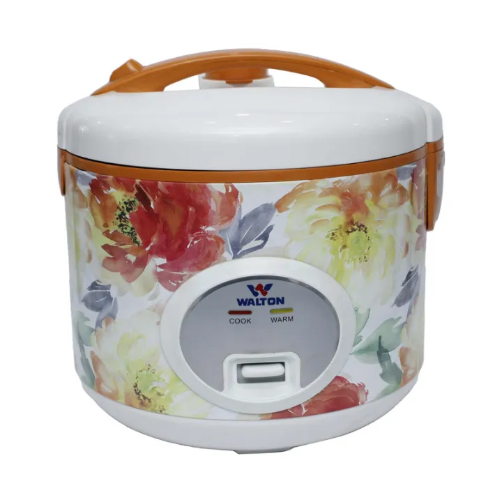 Flower Pattern Rice Cooker Multicolor Walton Flower Printed Rice Cooker 700W 1.8L (WRC-MS180 ...