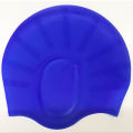 Accessories for suitable swim caps solid color durable high quality silicone swim caps with earmuffs, male and female surf diving swimming. 