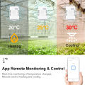 Bizzy WiFi Smart Switch Tuya ewelink Temperature Switch TH16 RF433 Intelligent Monitoring Thermostat Compatible with Alexa Google Home. 