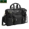 WILDHORN Nepal Leather 16.5 in Laptop Briefcase for Men (MB 601 Black). 