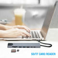 8 in 1 For MacBook Pro Air Multiport USB-C HUB To 4K HDMI USB 3.0 Aux Adapter. 