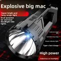 Portable Powerful LED Flashlight Long Range Multifunctional Charging Searchlight Super Bright Waterproof Work Light Outdoor. 