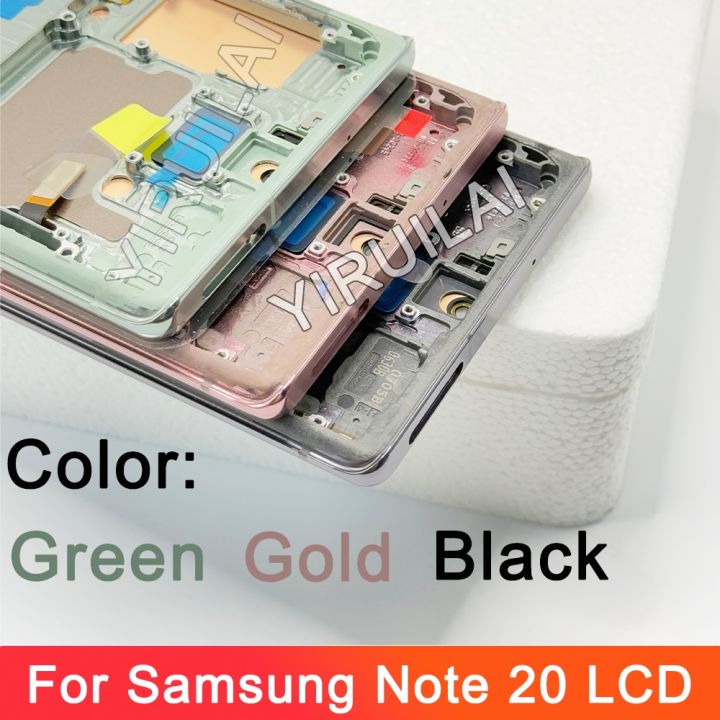 HOT%20Super%20OLED%20Note20%205G%20with%20Frame%20LCD%20For%20Samsung%20Galaxy%20Note%2020%20N980F%20N980F/DS%20N981B/DS%20N981U%20Display%20Touch%20Screen%20Digitizer%20-%20Image%206