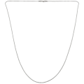 QUANBU 2X Jewelry Woman Chain, Stainless Steel Armor Chain Necklace, Silver Color– 2 mm Wide – 80 cm Long. 