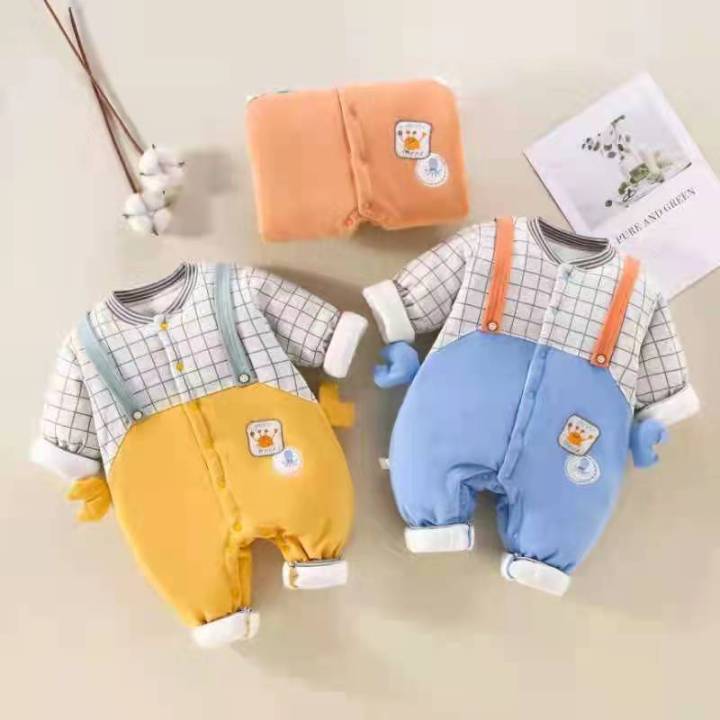 Onesis Yellow/Blue Romper 0 months 18 months