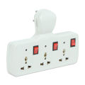 Cordless Universal Wall Multiplug With 3 Socket, Individual Switches And LED Indicators  Extension Board. 