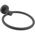 Towel Ring for Bathroom, Hand Towel Holder Round Towel Hanger Wall Mount 304 Stainless Steel Brushed Finish(Black). 
