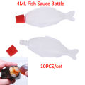 10pcs 4ML Fish Sauce Bottle Sushi Tool Condiment Mustard Dispenser Sauce Cruet. 