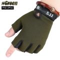 Wenefang 1Pair Fingerless Sports Gloves, Men Women Cycling Gloves, Anti-Slip Breathable Motorcycle Mountain Bike Gloves Workout Gloves. 