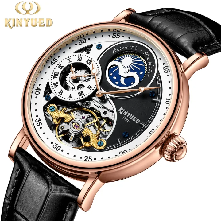 Kinyued%20brand%20fashionable%20luxury%20dual%20time%20zone%20moon%20phase%20leather%20waterproof%20automatic%20mechanical%20men's%20watch%20-%20Image%205