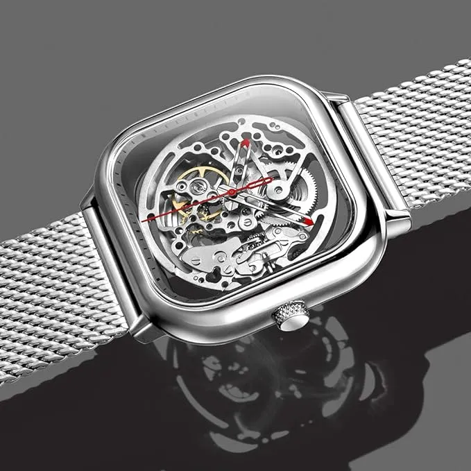 CIGA%20Design%20Full%20Hollow%20Analog%20Silver%20Dial%20Men's%20Watch%20-%20Image%202