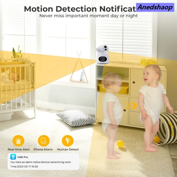 Anedshaop%208MP%204K%204G/WiFi%20IP%20Camera%20Dual%20Lens%20Dual%20Screen%20Low%20Powered%20Battery%20women>women%20Baby%20Monitor%20PIR%20Human%20Detection%20Night%20Vision%20Security%20Camera%20-%20Image%205