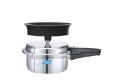 Preethi Aluminium Presure Cooker 3 Ltr PC 023 Outer Lid  With Spill Splash Shiled (Induction Base). 