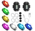 LED Aircraft Strobe Lights For Auto Car Drone Bicycle Bike Helmet. 