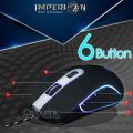 Imperion MG-M410 Javelin RGB Wired Gaming Mouse With 6 Buttons 6400 dpi, and Built-in Memory. 