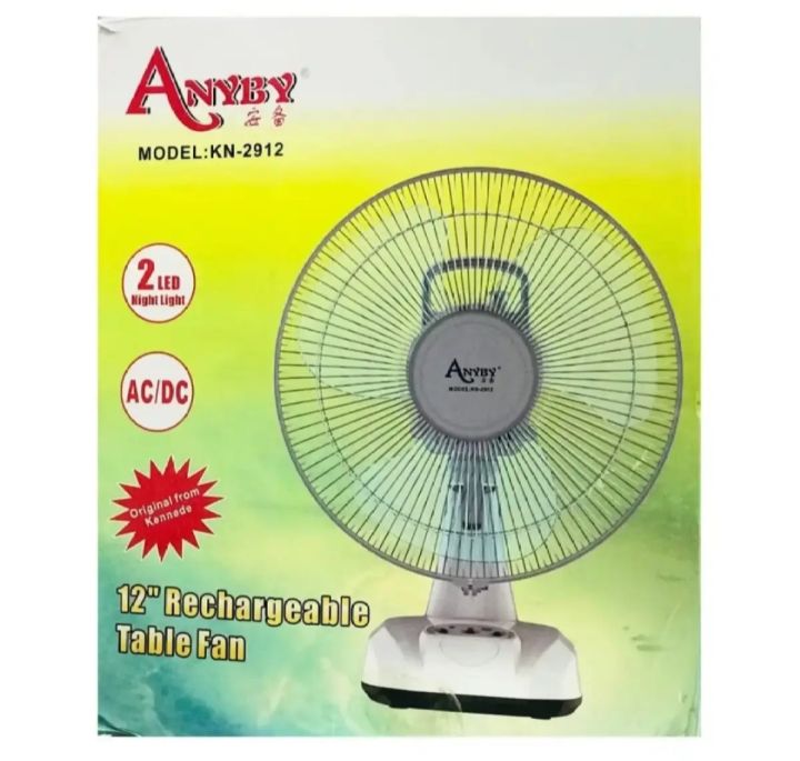 ANYEY%2012"%20Rechargeable%20Table%20fan%20KN-2912%20-%20Image%202