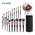 MAANGE 18 Pcs Makeup Brush Set with Bag. 