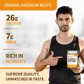 PINTOLA Original Classic Peanut Butter 1kg - with High Protein 26g & 7.2g Fiber, Premium Roasted Nuts, Gluten Free, Zero Trans Fat, with MUFA Good Fats, Vit E & B3, Dairy Free. 