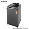 Whirlpool Grey Top Load Washing Machine 14Kg. 