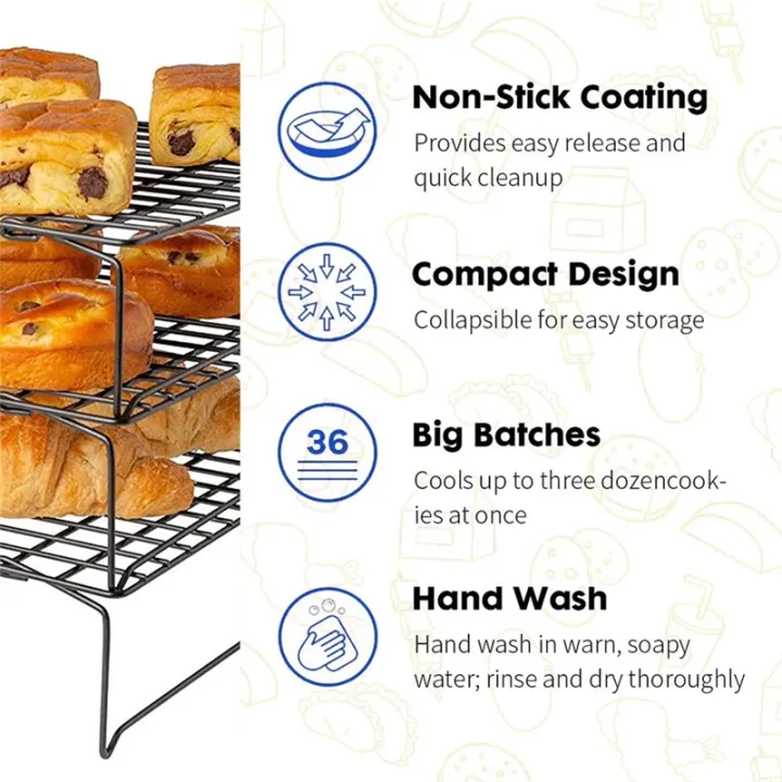 Stainless%20Steel%20Non-Stick%20Baking%20Tray%20with%20Wire%20Grid,%20Cooling%20Rack%20for%20Oven,Foldable%20Three-Piece%20Cake%20Cooling%20Rack%20-%20Image%205