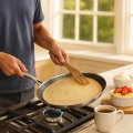 Thickened Stainless Steel Crepe Pan Non-Stick Honeycomb Coating Frying Pan Pizza Tray Kitchen Cookware 26/28cm Pancake Egg Pan All Stoves. 