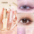 NOVO5460 Crystal Sparkling Fine Shimmering Glitter Bursting Aegyo-sal Highlighter Single Color Eyeshadow Liquid. 