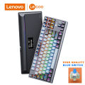 LENOVO LECOO GK304 RGB WIRED TYPE C MECHANiCAL KEYBOARD 87 KEY BLUE SWITCH. 