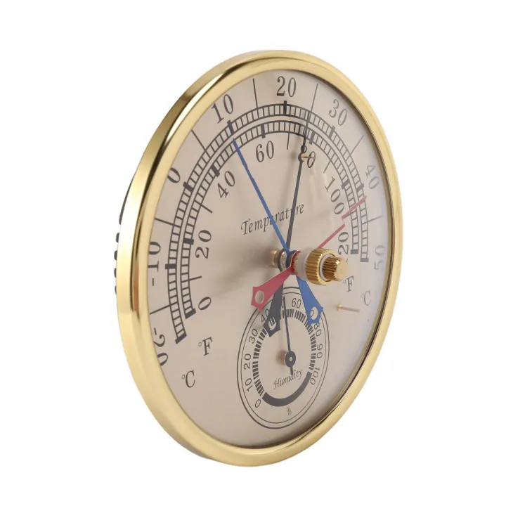 NAMUNY%202pcs%205Inch%20Min%20Max%20Thermometer%20Hygrometer%20Wall%20Mount%20Wall%20Hang%20Analog%20Anti%20Rain%20Temperature%20Humidity%20Meter%20-%20Image%205