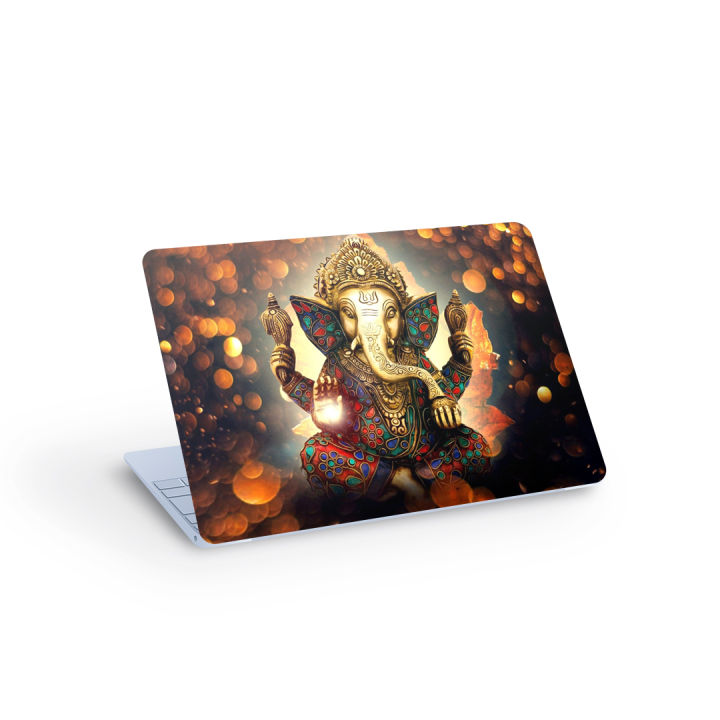 Laptop Back Sticker For Up to 15.6inch Laptop (Lord Ganesh)