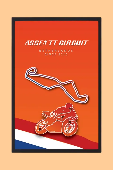 Assen%20TT%20Circuit%20Netherlands%20Motorsport%20Poster%20Art%20%7C%20Wall%20Frame%20-%20Image%203